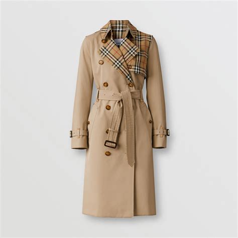 vintage burberry trench women'|Burberry gabardine vintage check.